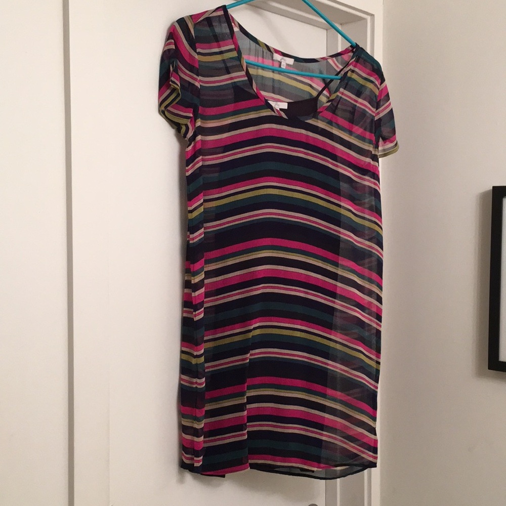 Joie multi-colored mini dress